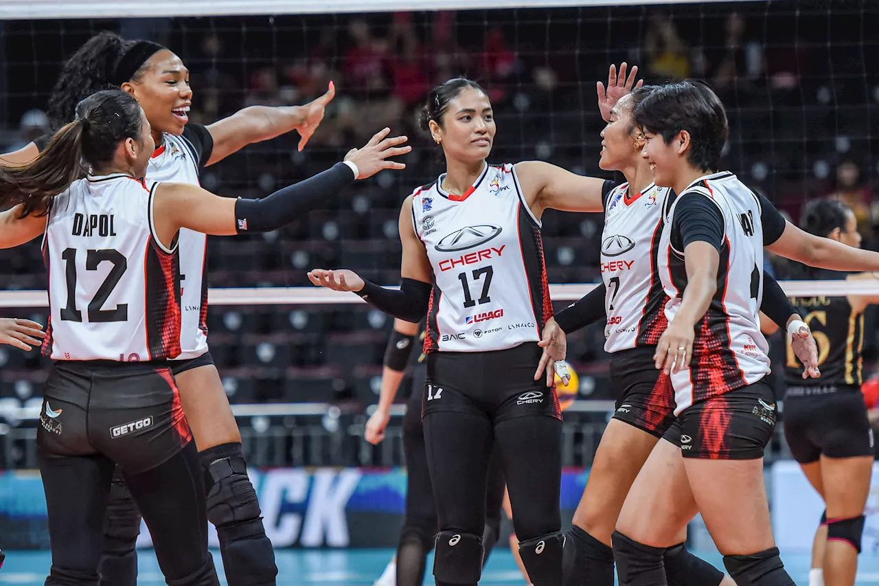 PVL: Chery Tiggo sweeps ZUS Coffee to punch QF ticket; Creamline, Petro Gazz boost playoff hopes