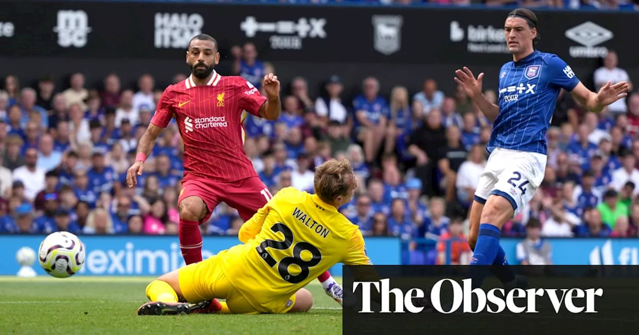 Diogo Jota kickstarts Arne Slot era as Liverpool outclass bullish Ipswich