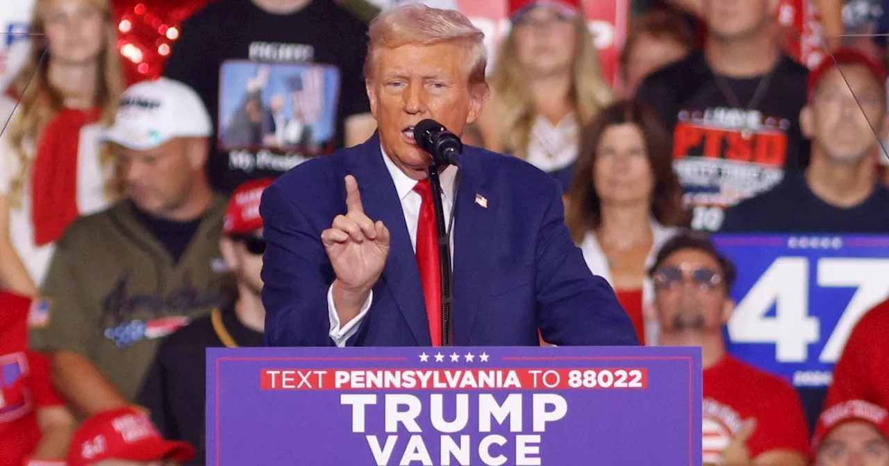 Trump Zigzags Between Economic Remarks And Personal Insults At Rally In Critical Pennsylvania