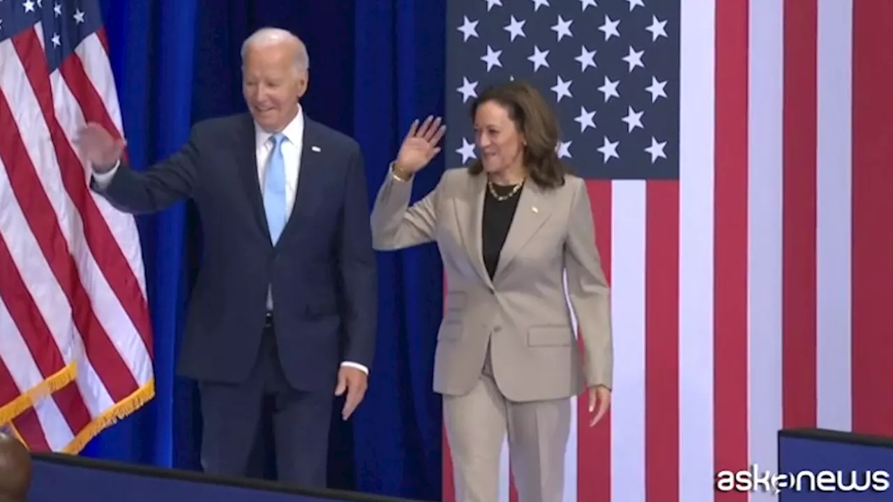 Usa, Joe Biden lancia la sua vice Kamala Harris per la presidenza