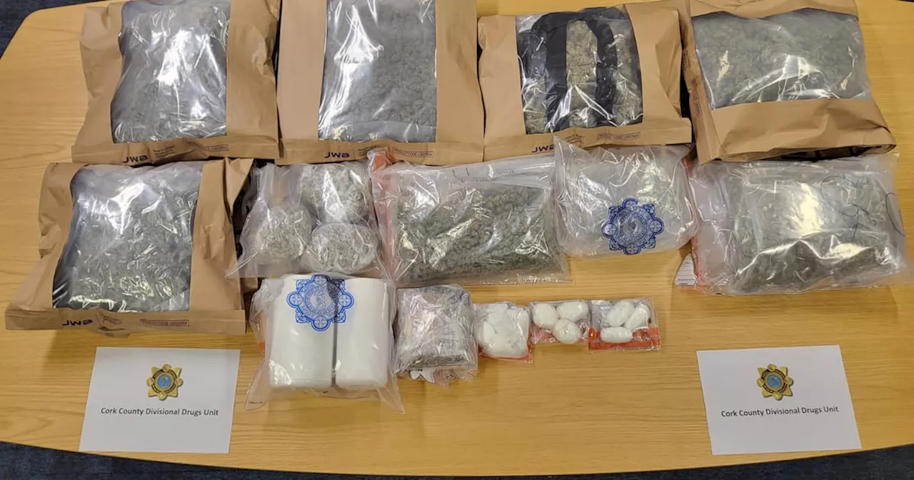 Gardaí recover €500,000 worth of drugs in two separate raids in Cork city and county