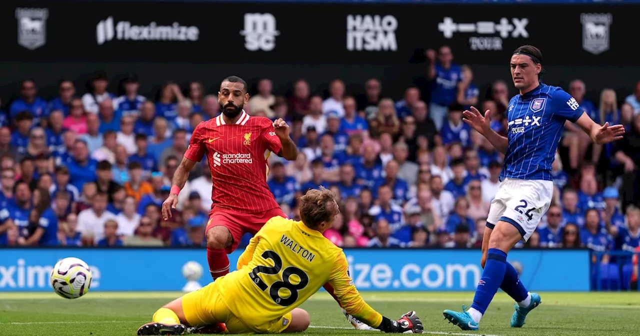 Mohamed Salah scores as Liverpool begin Arne Slot era with win at Ipswich