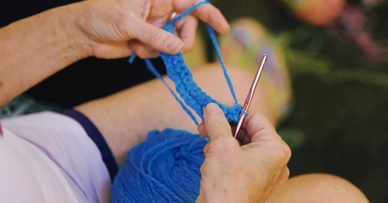 A death educator and a knitter walk into a cemetery — it's 'Grieving & Weaving'