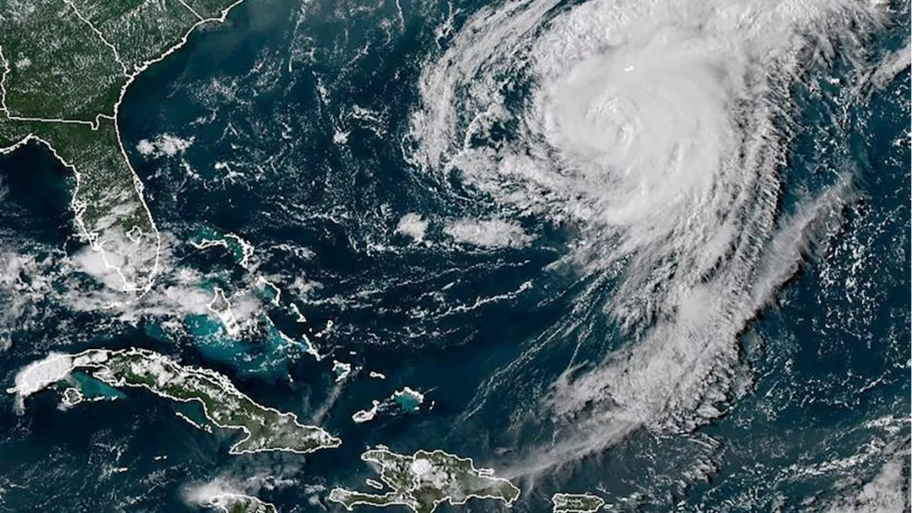 Hurricane Ernesto moves through Bermuda as a category 1 storm