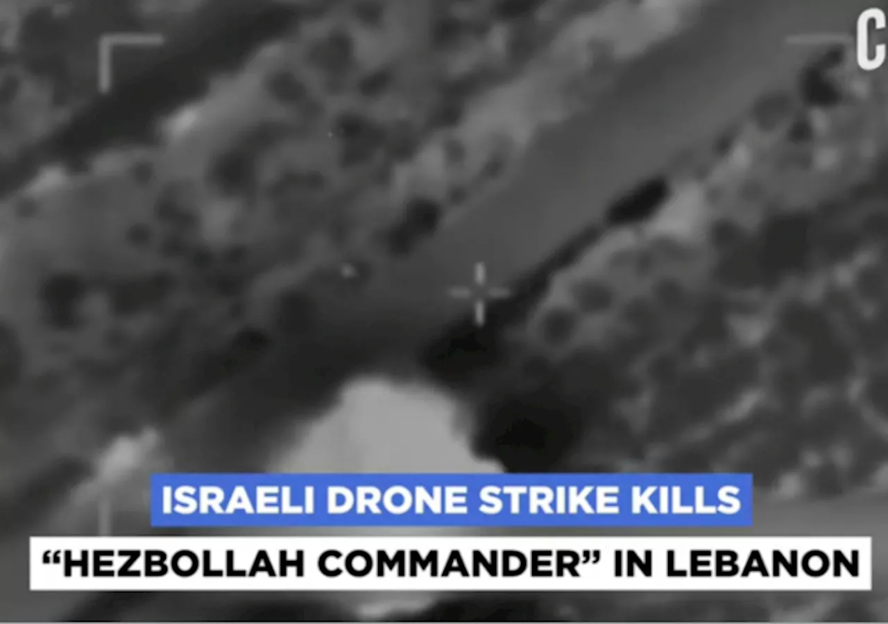 Israeli Drone Strike Eliminates Hezbollah Special Forces Commander Riding Motorcycle In South Lebanon