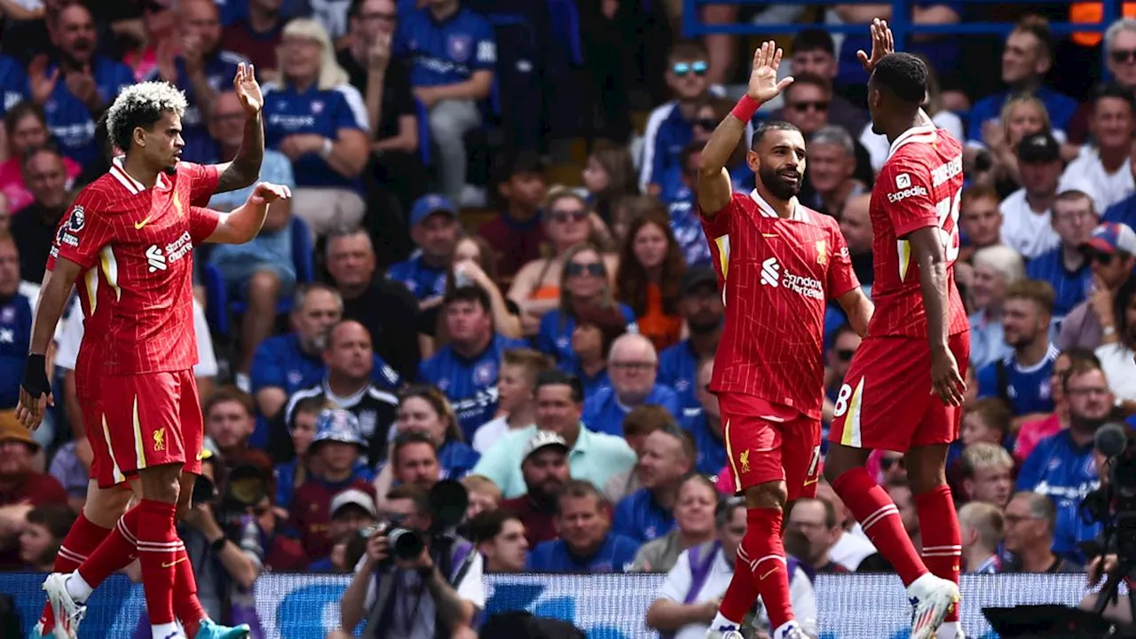 Hasil Liga Inggris Ipswich vs Liverpool: Gol-Gol Babak Kedua Bantu Arne Slot Lakukan Debut Gemilang