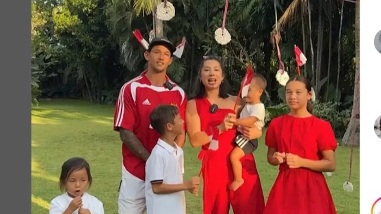 Keluarga Jennifer dan Irfan Bachdim Bikin Lomba 17 Agustus, Ngomongnya Pakai Bahasa Inggris