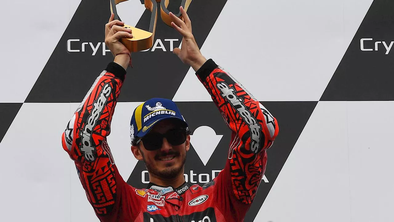 Klasemen MotoGP 2024: Juara Sprint Race Austria, Francesco Bagnaia Samai Poin Jorge Martin