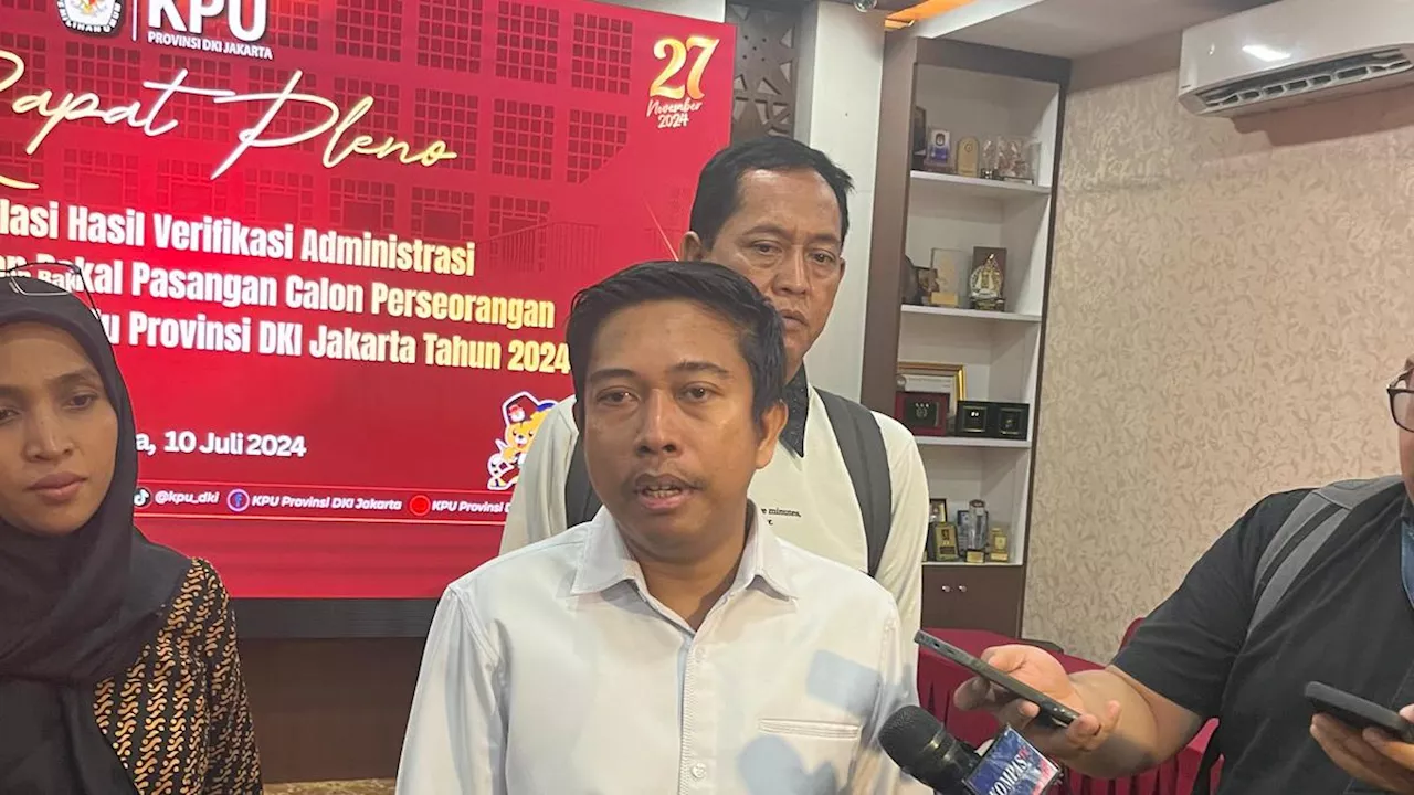 KPU DKI Nilai Tak Ada yang Janggal dalam Verifikasi Dharma Pongrekun-Kun Wardana