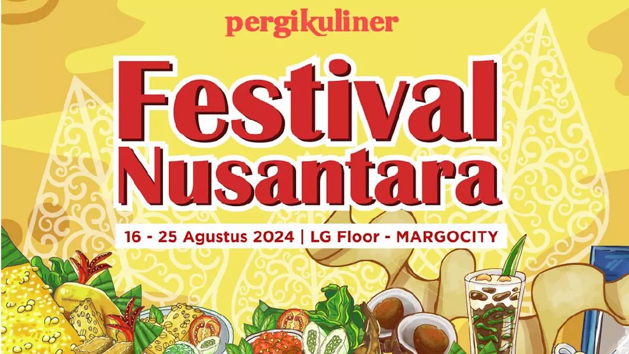 PergiKuliner Festival Nusantara Rayakan HUT ke-79 RI dengan Gelaran Pertama di Margocity Depok