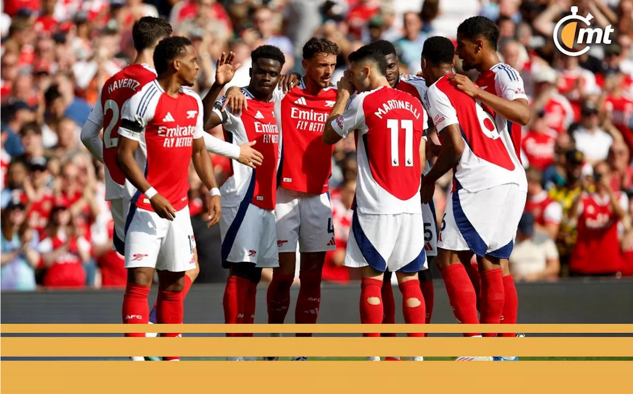 Bukayo Saka lidera victoria del Arsenal frente a los Wolves en debut en Premier