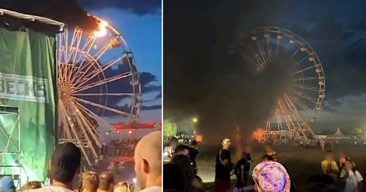 At least 30 injured after fire erupts on Ferris wheel at festival