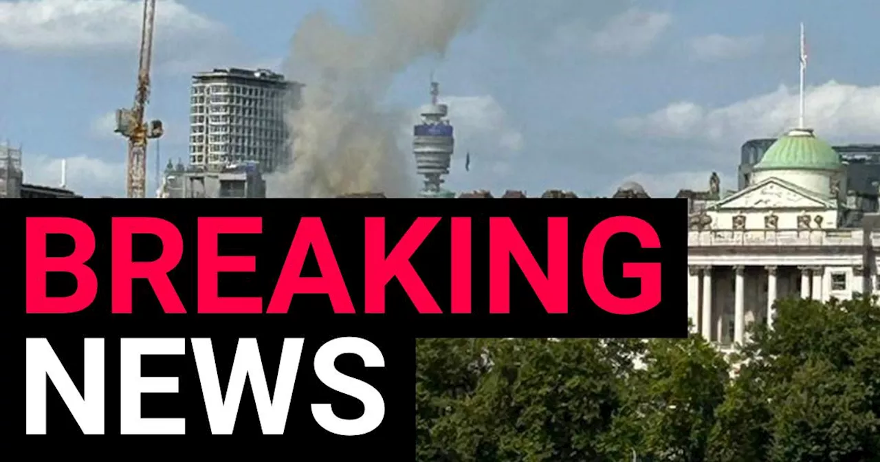 Major fire in London as blaze rips through Somerset House