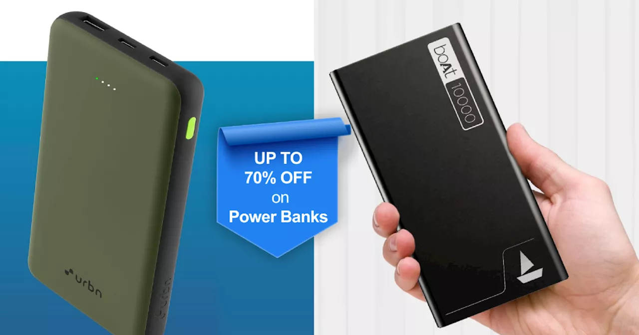 10000mAh वाले Power Banks पर पाएं 70% तक का डिस्काउंट, फास्ट चार्जिंग का मिलेगा सपोर्ट