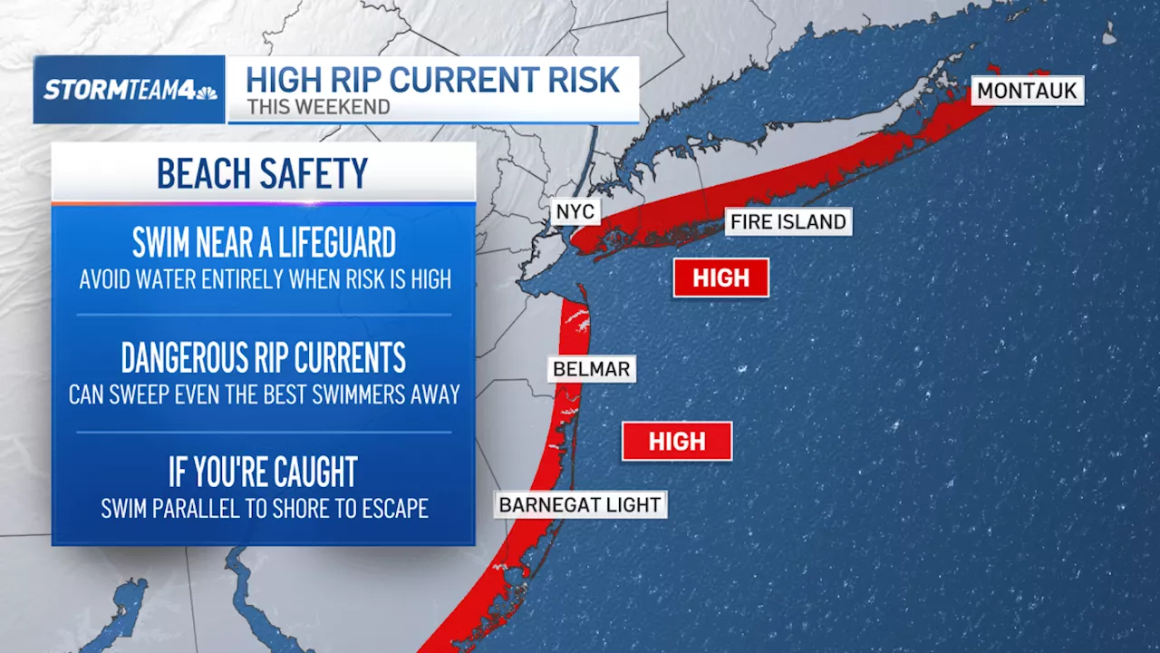 NYC beaches closed for rip current, 6-foot swell threat brought on by Tropical Storm Ernesto