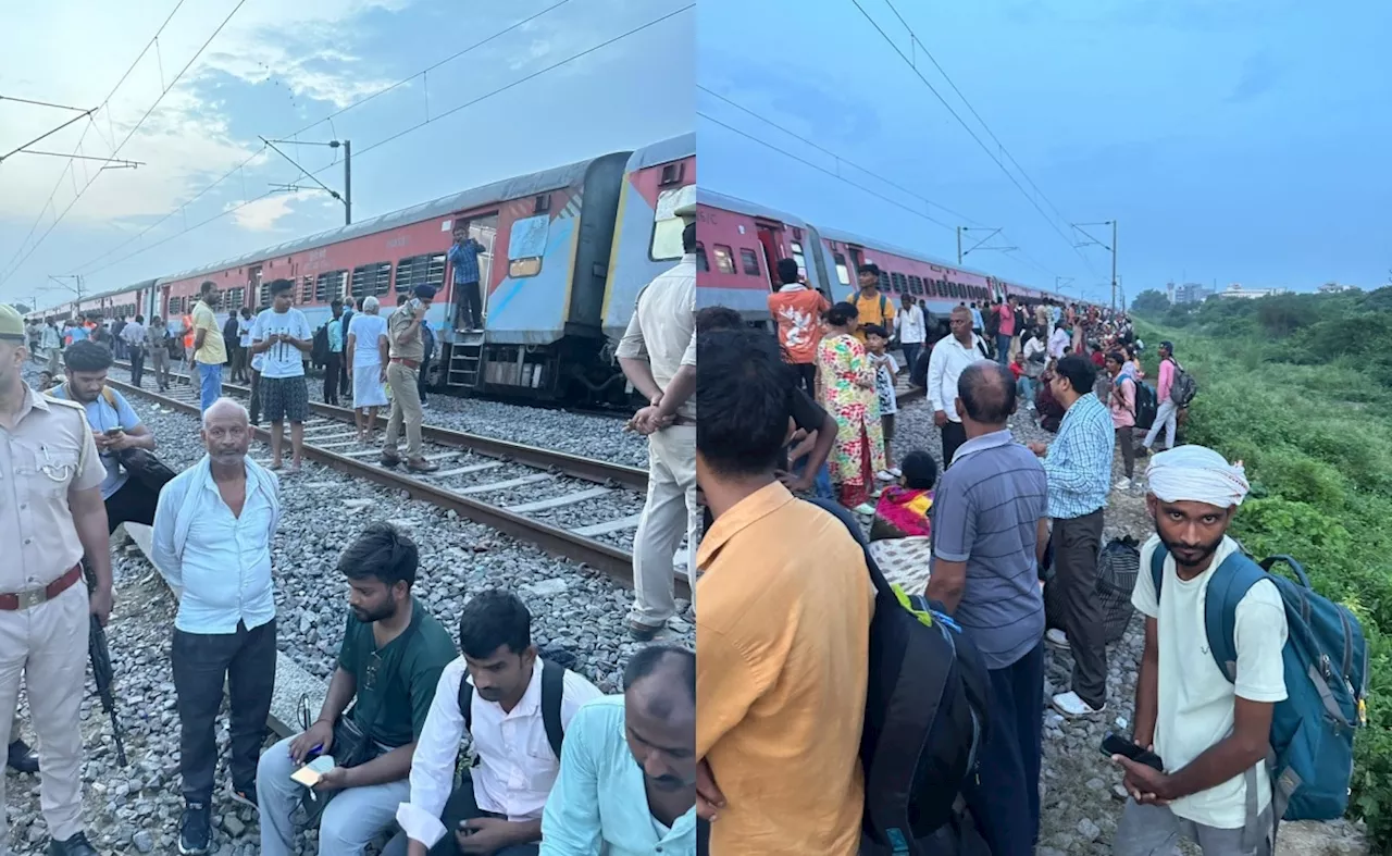 कानपुर के पास साबरमती एक्सप्रेस पटरी से उतरी, सभी यात्री सुरक्षित, रेलवे ने जारी किया हेल्पलाइन नंबर