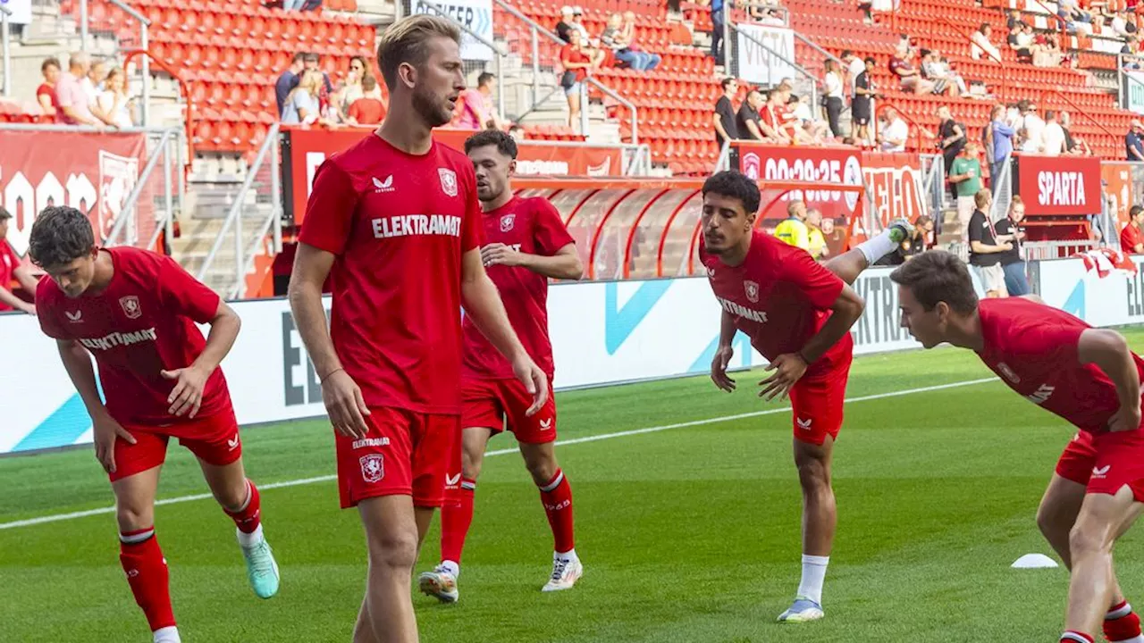 FC Twente thuis tegen Sparta • Heerenveen speelt gelijk na vroege tegengoal