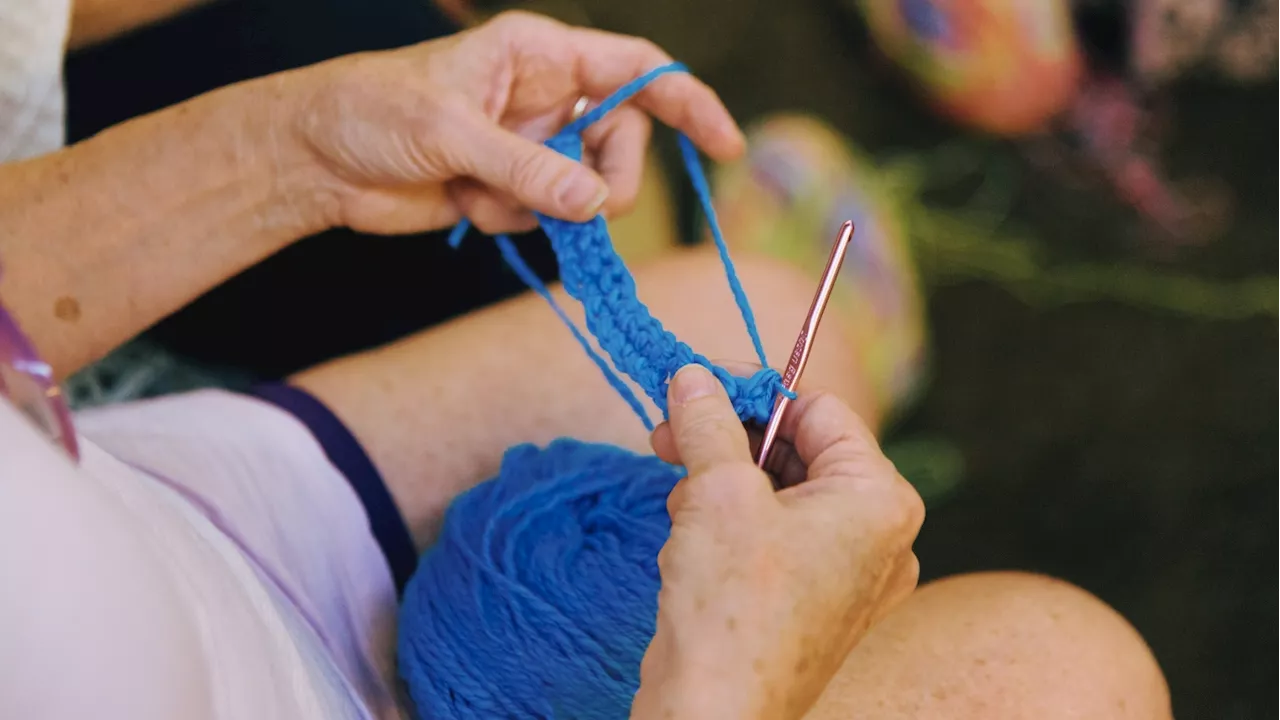 A death educator and a knitter walk into a cemetery — it's 'Grieving & Weaving'