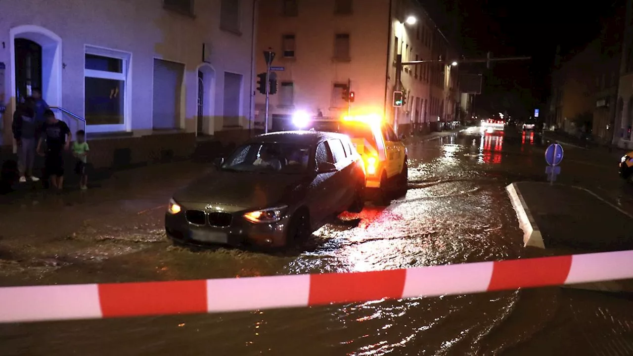 Baden-Württemberg: Bundeswehr hilft beim Aufräumen nach Hochwasser in Bruchsal