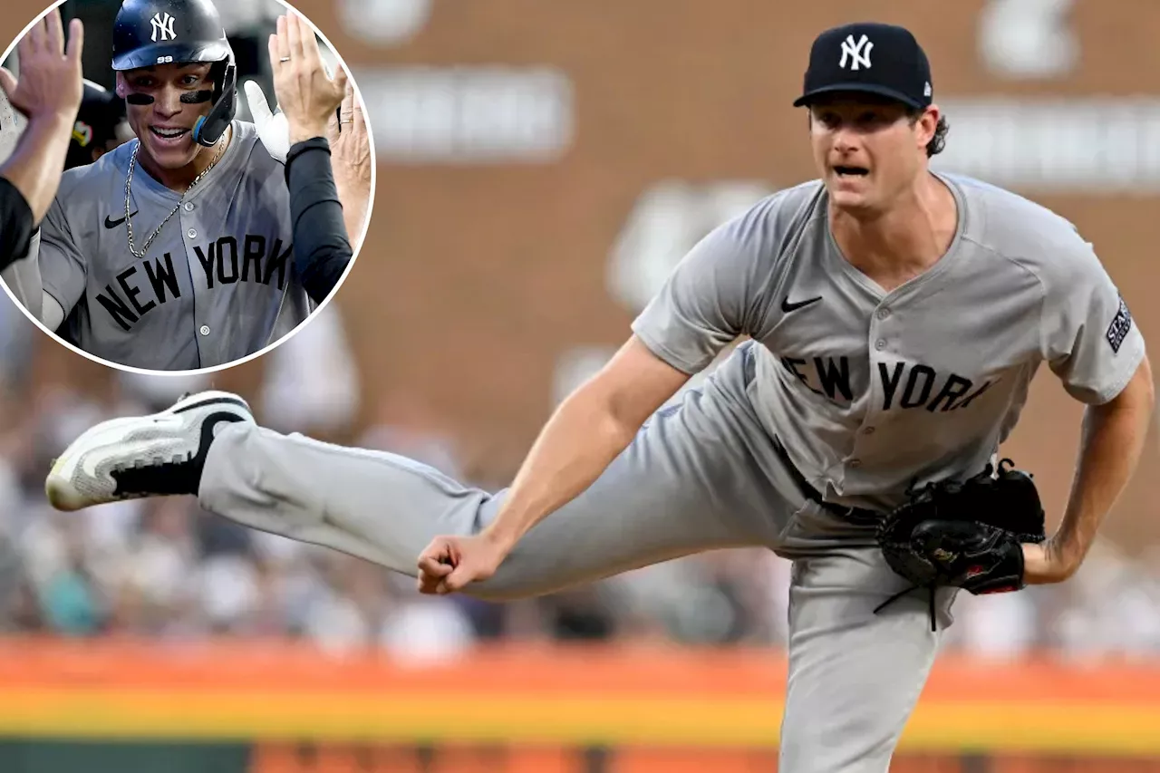 Gerrit Cole twirls his first scoreless outing of year as Yankees blank Tigers