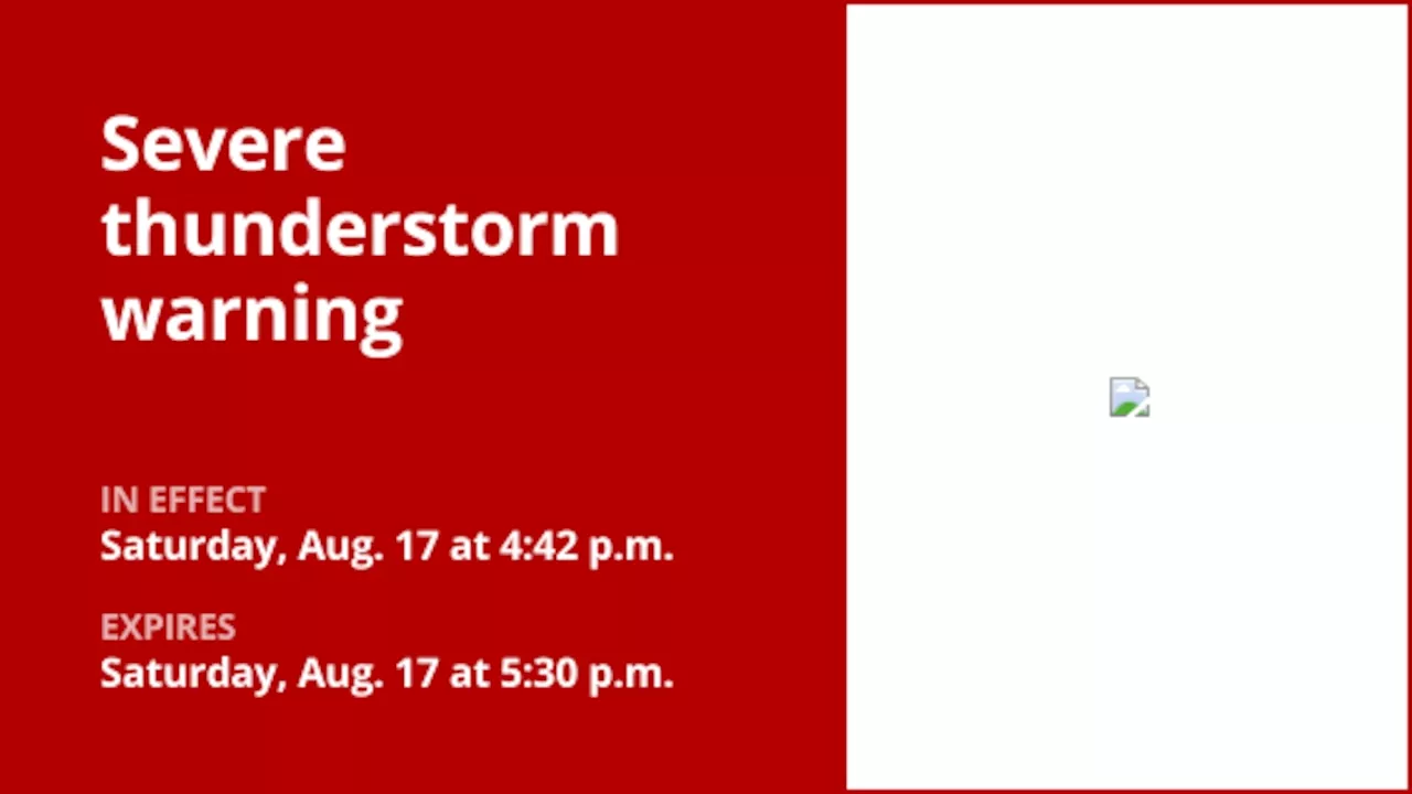 Quarter-sized hail and damaging winds predicted with thunderstorms to hit Crawford County Saturday