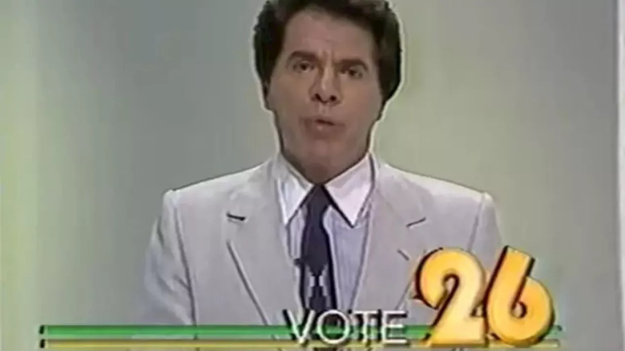 Silvio Santos quase foi presidente do Brasil; campanha foi impugnada por Collor