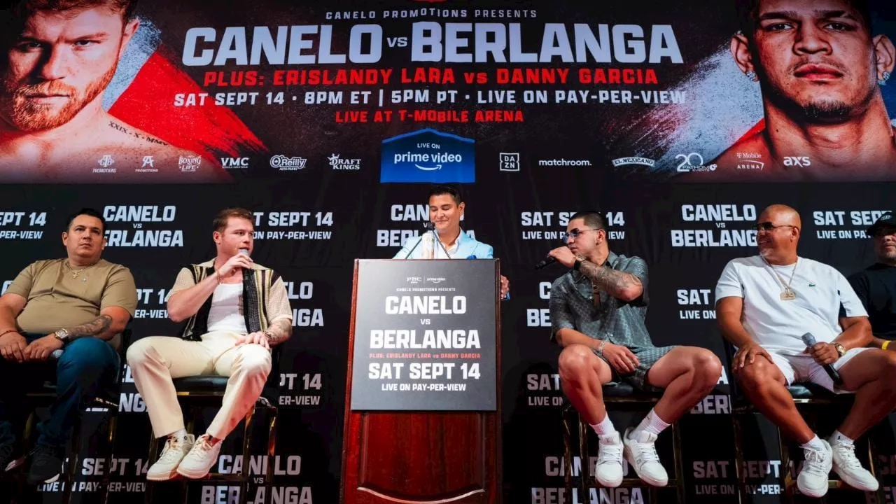 Berlanga “calienta” la pelea y dice que el Canelo es “el cobarde más grande del boxeo”