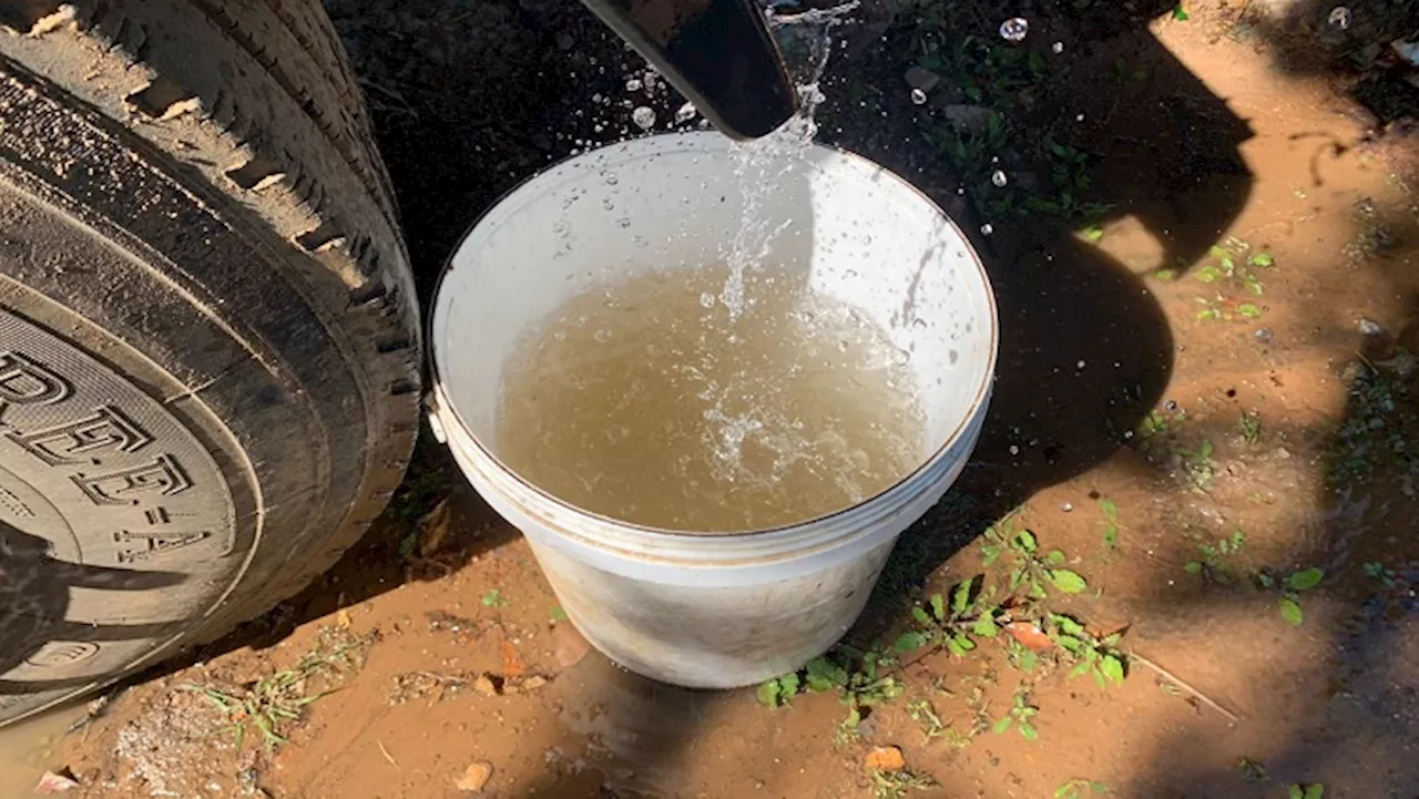 'No person should be getting water from a tanker at this day and age' - SABC News