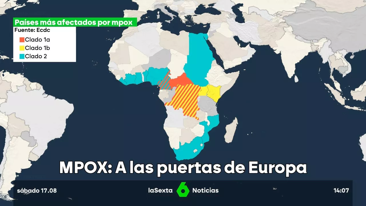 La viruela del mono alerta a los sindicatos policiales y los expertos insisten en 'priorizar África'