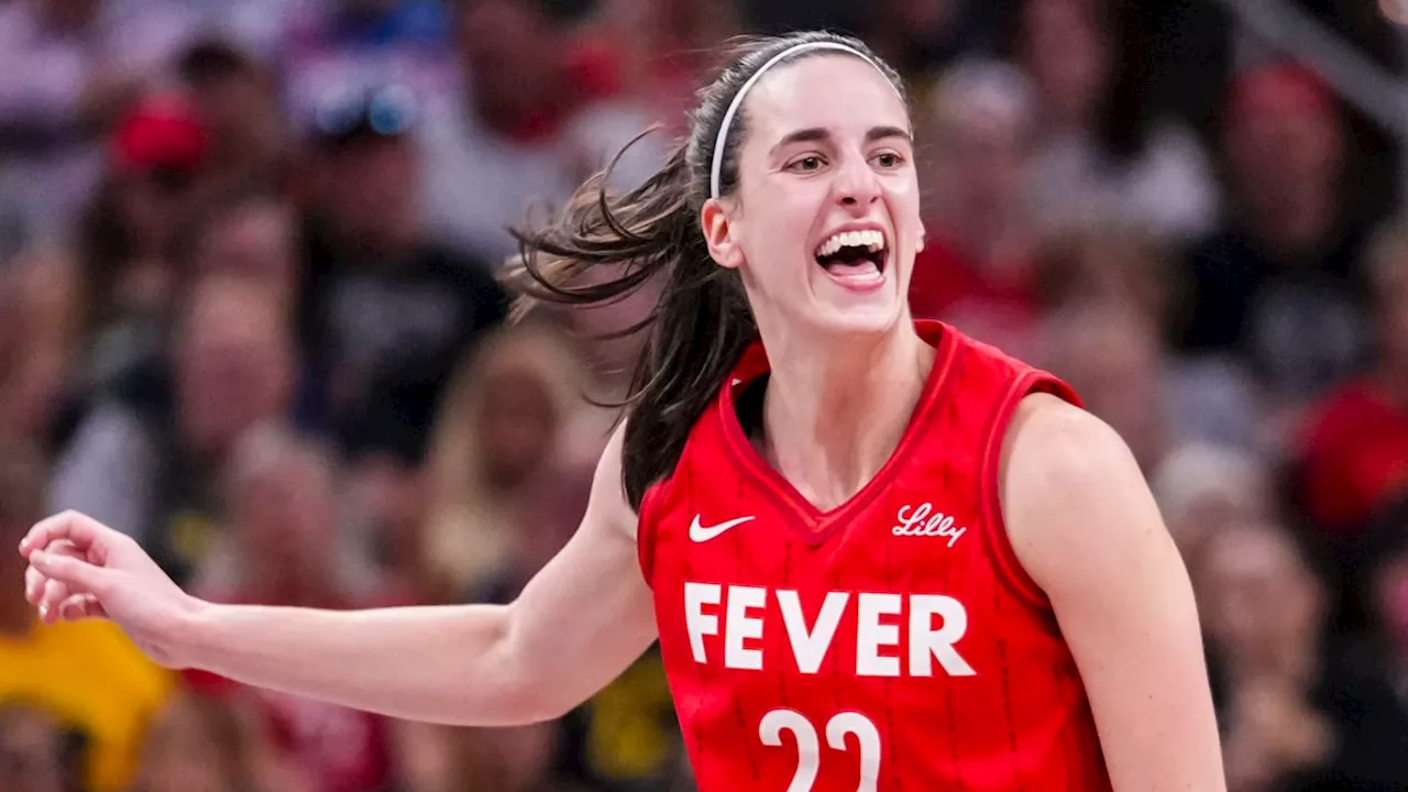 Caitlin Clark has double-double in Indiana Fever win with Tyrese Haliburton courtside