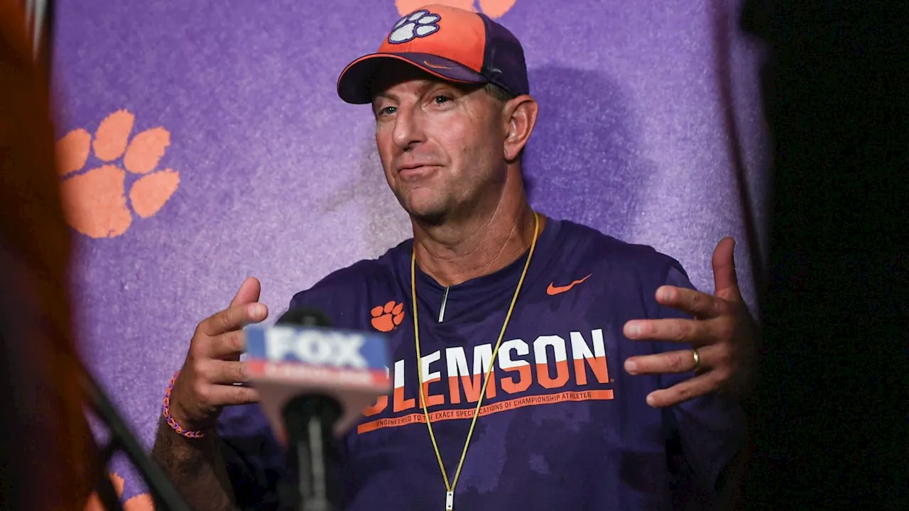 Clemson Tigers Coach Dabo Swinney Can't Contain Excitement About Freshman