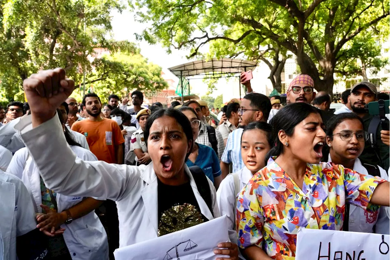 Indian hospitals hit as doctors strike to protest rape, murder of medic