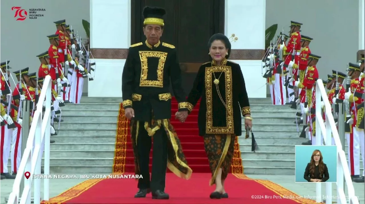 Makna Baju Kustin, Pakaian Adat yang Dipakai Jokowi dan Iriana di HUT RI Ke-79 IKN