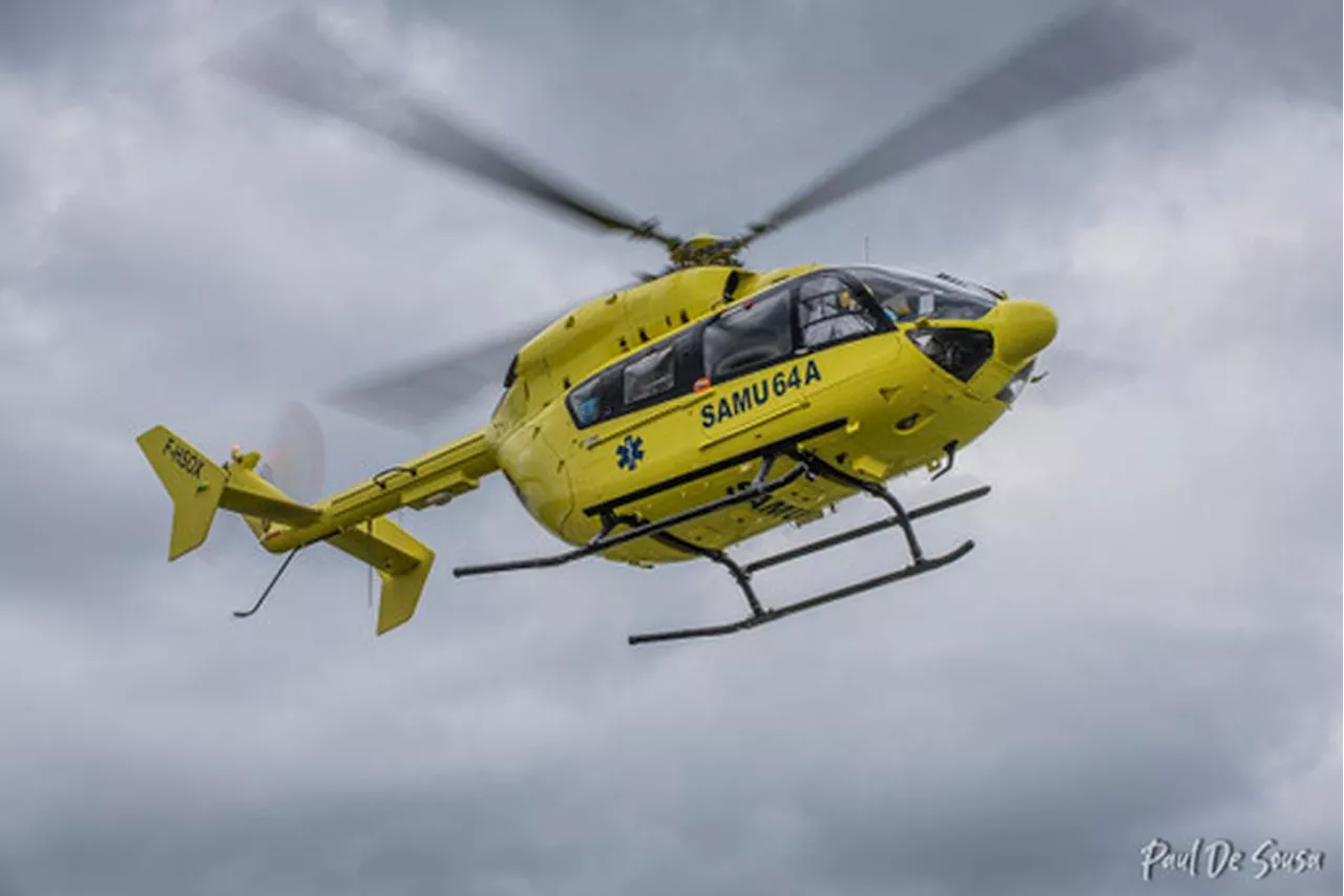 Pays basque : cinq blessés dans une collision à Bidarray, une conductrice héliportée vers l’hôpital