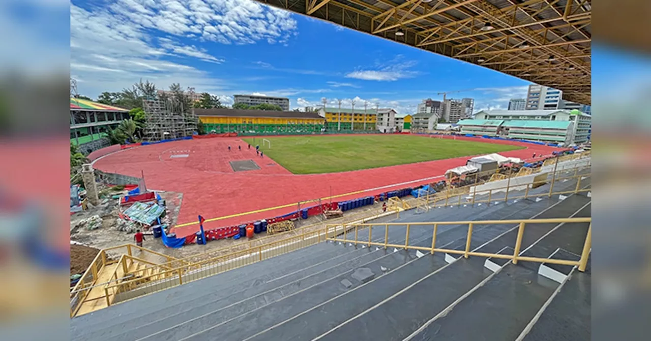 Track oval sa CCSC abli bisan sa gihimong pag-ayo