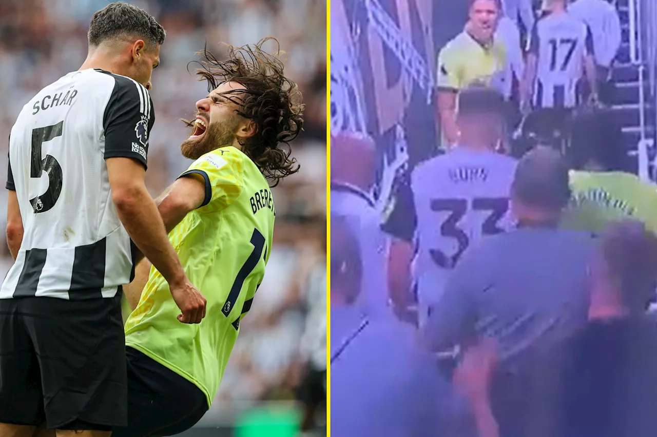 Newcastle vs Southampton turns ugly as controversial Ben Brereton Diaz incident sparks tunnel bust-up...