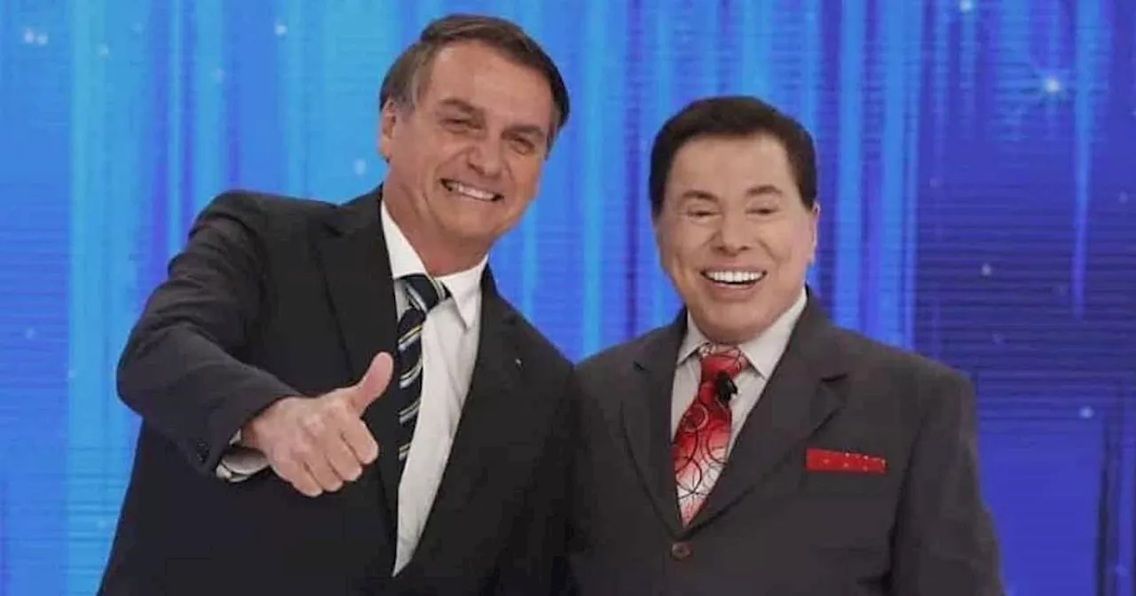 Exemplo de alegria e empreendedorismo, diz Jair Bolsonaro sobre Silvio Santos