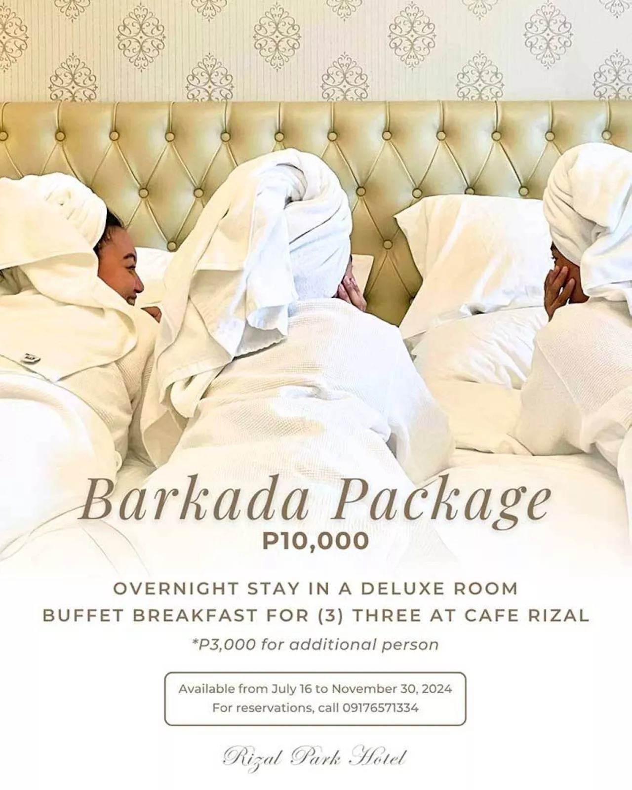 Rizal Park Hotel offers the ultimate 'barkada' staycation experience