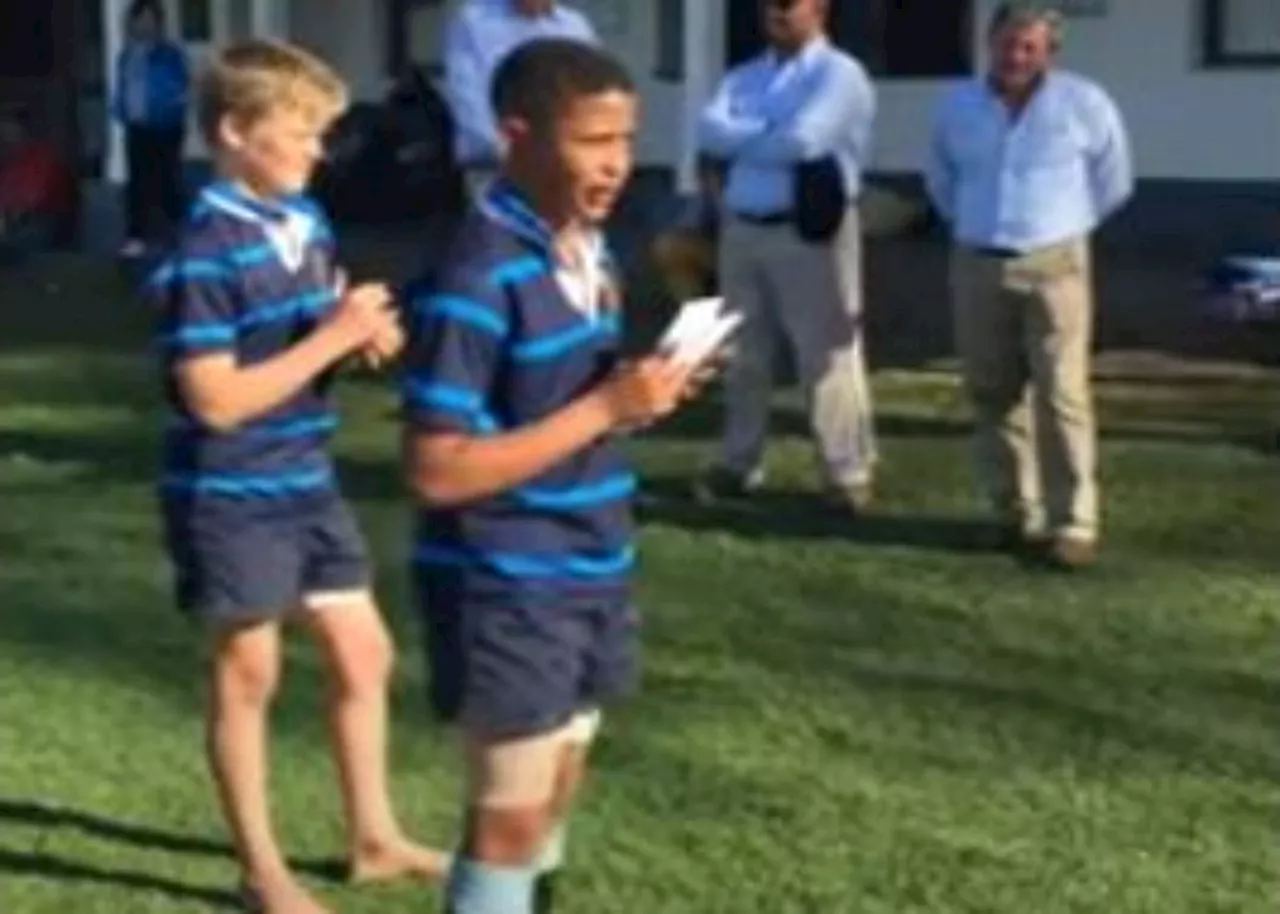 WATCH: Confident 13-year-old Sacha Feinberg-Mngomezulu gives team talk