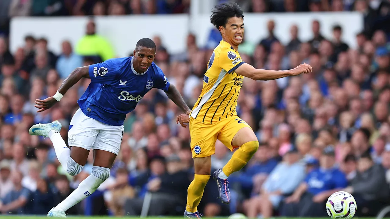 Everton 0 Brighton 3: Seagulls off to strong start under new boss as Mitoma, Welbeck and Adingra seal all...