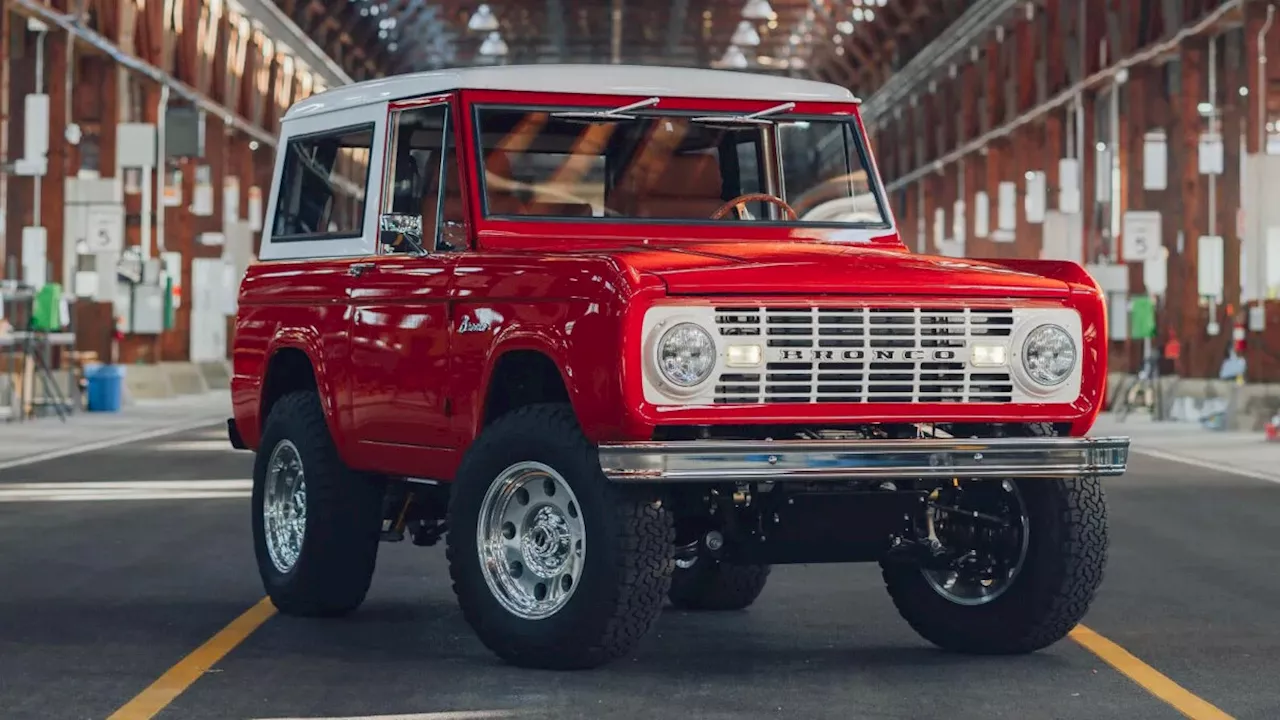 This gorgeous Ford Bronco restomod packs 408hp courtesy of dual electric motors