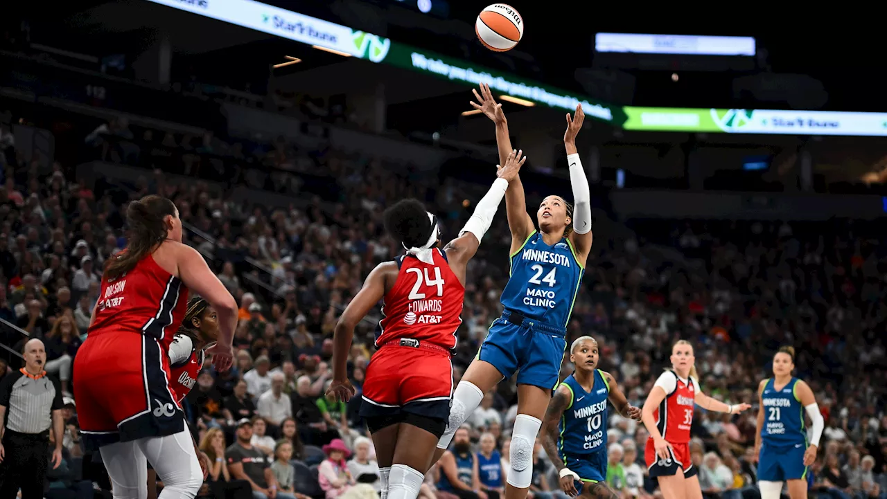 Collier's 30 points help Lynx complete home-and-home series sweep of Mystics