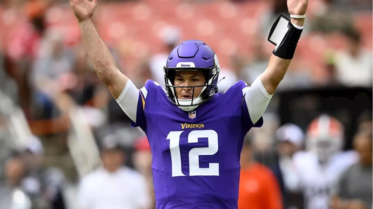 Mullens throws TD pass in Vikings' win over Browns in battle of roster reserves