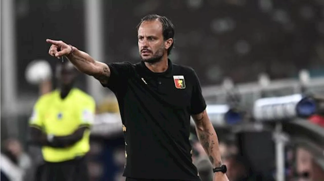 Genoa, Gilardino: 'Mercato? Siamo vigili, stiamo valutando il post Gudmundsson'