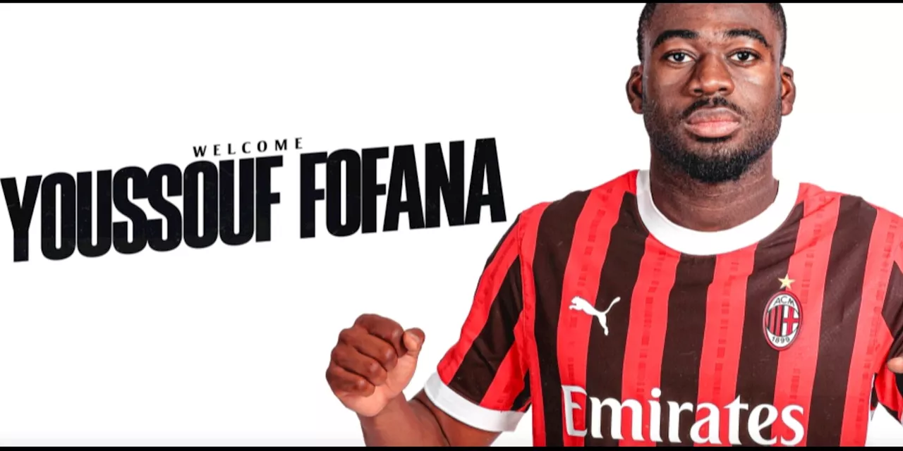 Fofana al Milan, è ufficiale: contratto fino al 2028, indosserà la numero 29