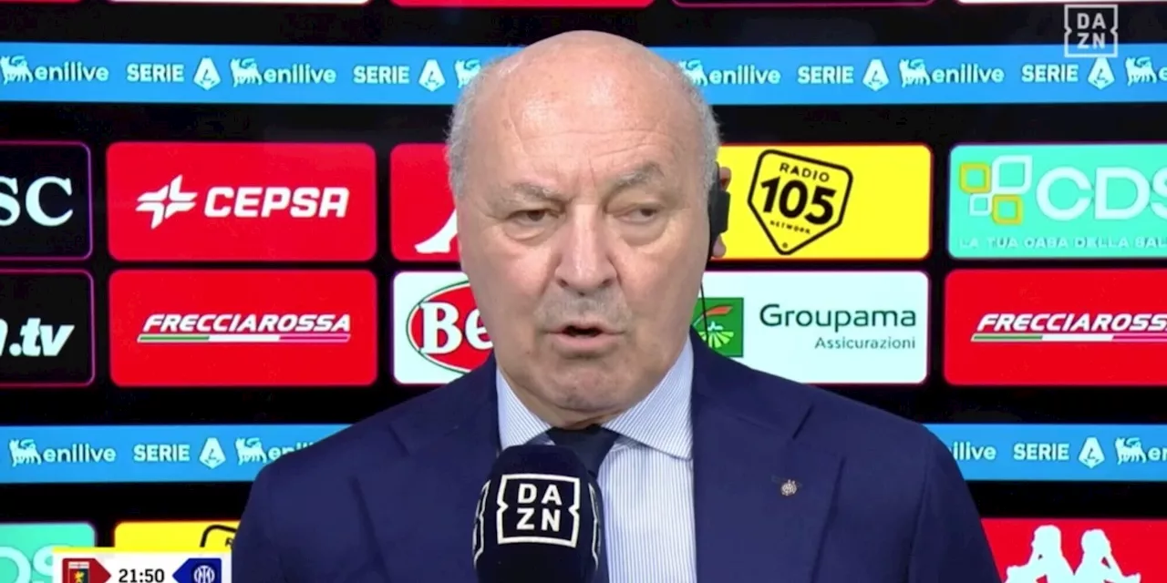 Marotta e lo scudetto: 'Juve-Napoli cantieri aperti, è il Milan l'anti-Inter'