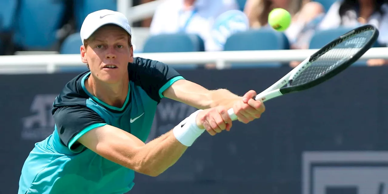 Sinner soffre fino alla fine ma passa! Rublev ko, è semifinale a Cincinnati