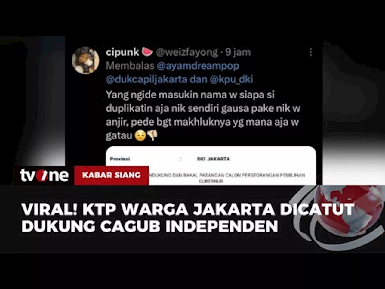 Heboh Dugaan Pencatutan KTP Warga DKI Dukung Dharma-Kun