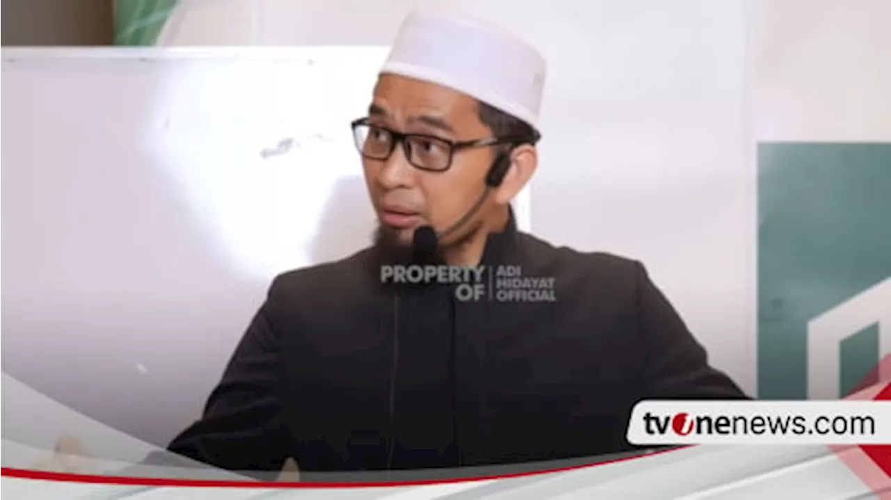 Lakukan Konsep ini agar Langsung Dikepung Rezeki, Meski Dianggap Sepele Kata Ustaz Adi Hidayat Sangat Sederhana...