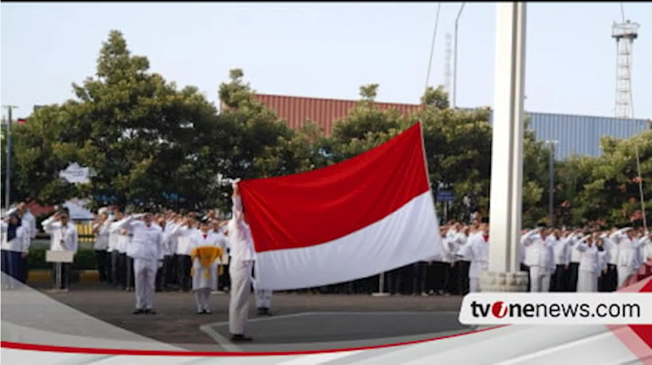 Pelindo Regional 2 Melangsungkan Upacara Kemerdekaan ke-79 RI di Kawasan Lapangan Pelindo Regional 2